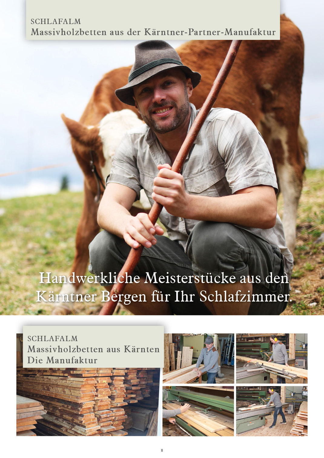 Ein Bild, das Text, die Manufaktur in Kärnten enthält.