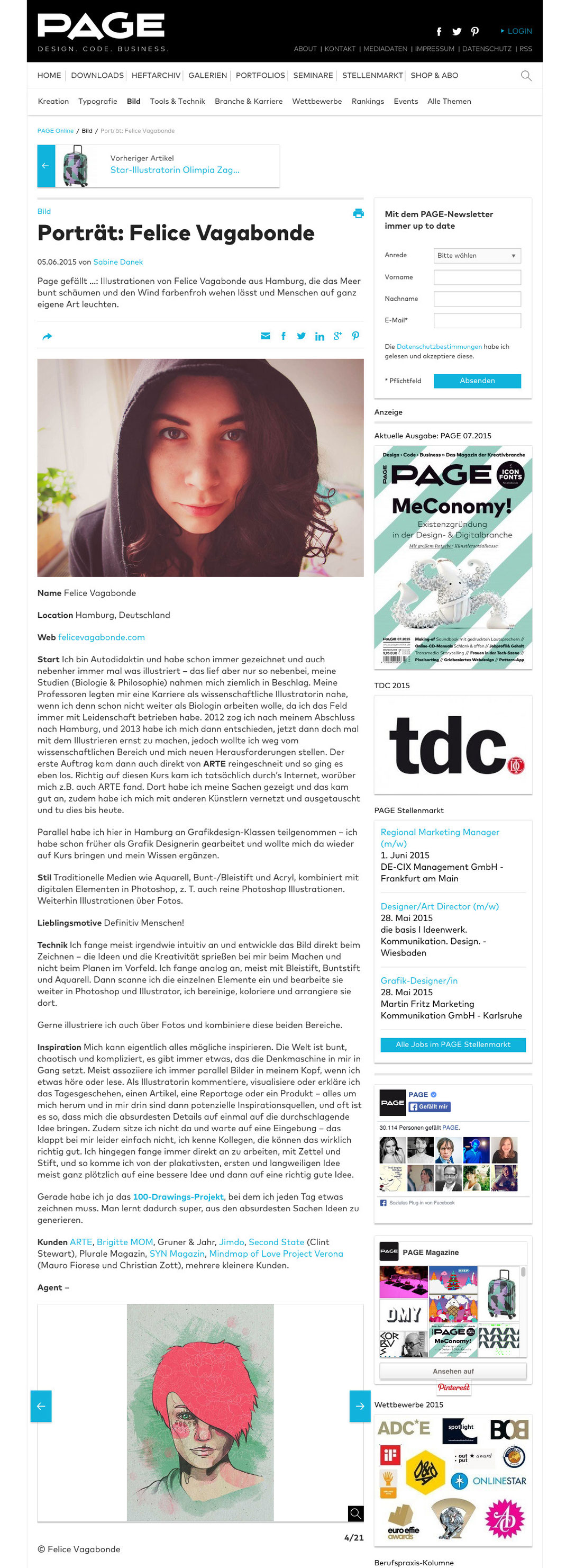 Screenshot: Page-online.de, 05.06.2015