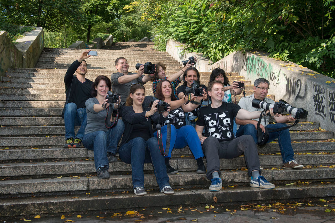 Auch der Knipserklub ist im "Selfie-Fieber"...