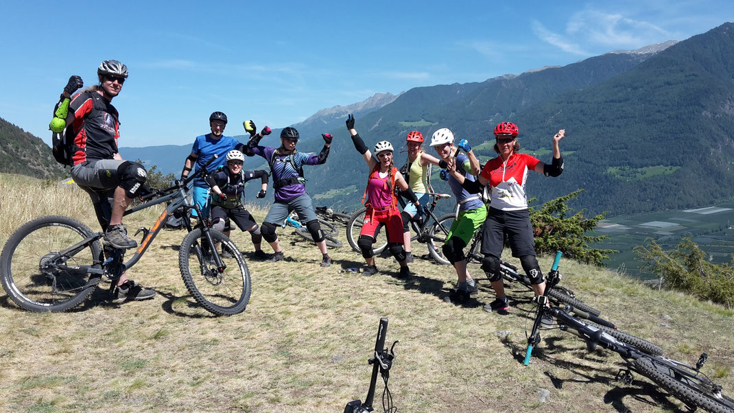 Südtriol, Vinschgau, Mountainbike