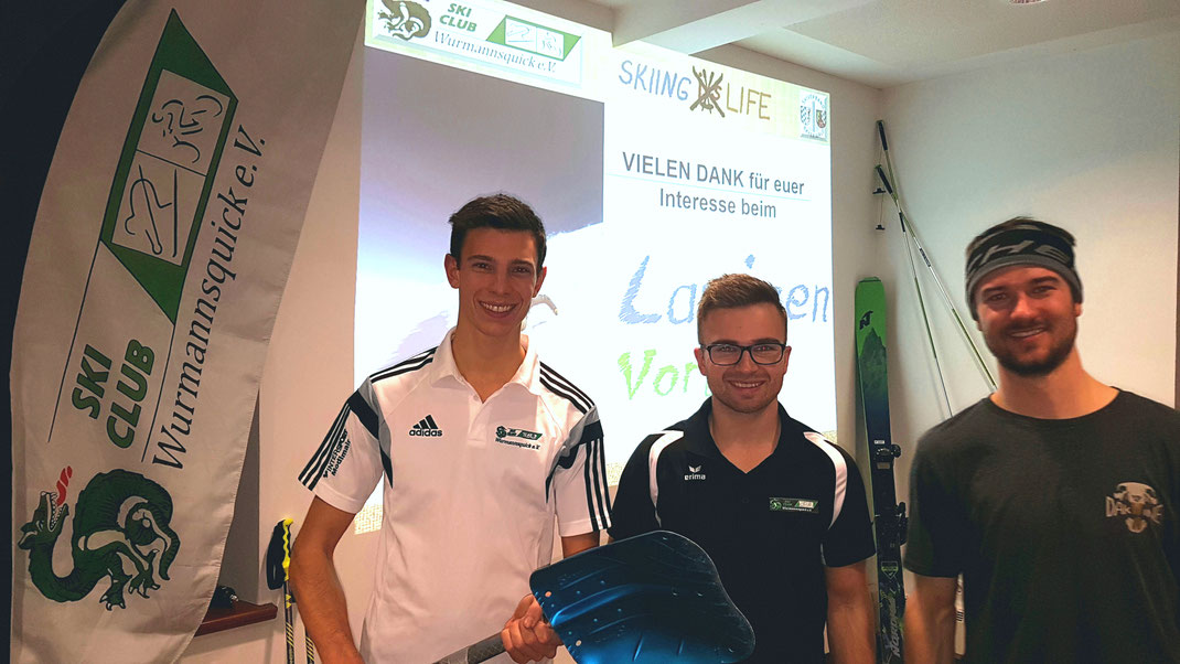 von links Tobias Fürstberger, Maxi Ginghuber, Tobias Wohlmannstetter