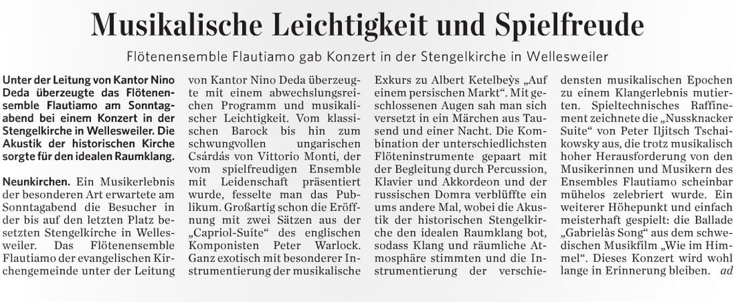Saarbrücker Zeitung vom 25.6.2015