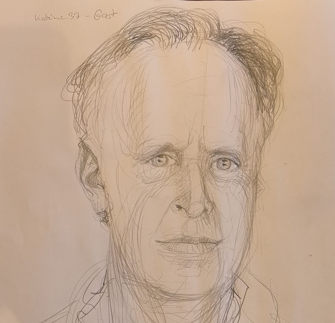 Dougles, Bleistift auf Papier, 2024
