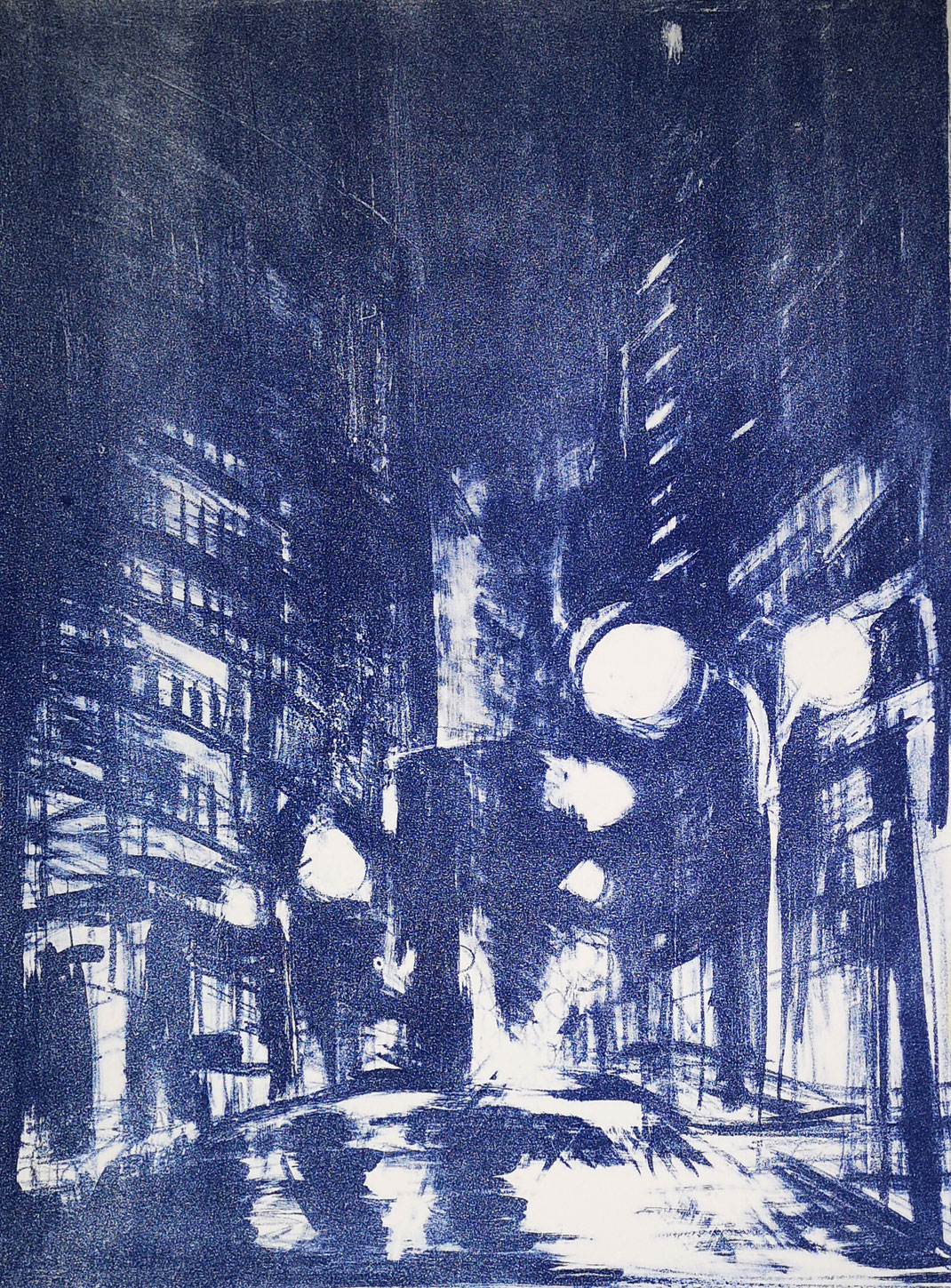 New York, Lithographie, 2001