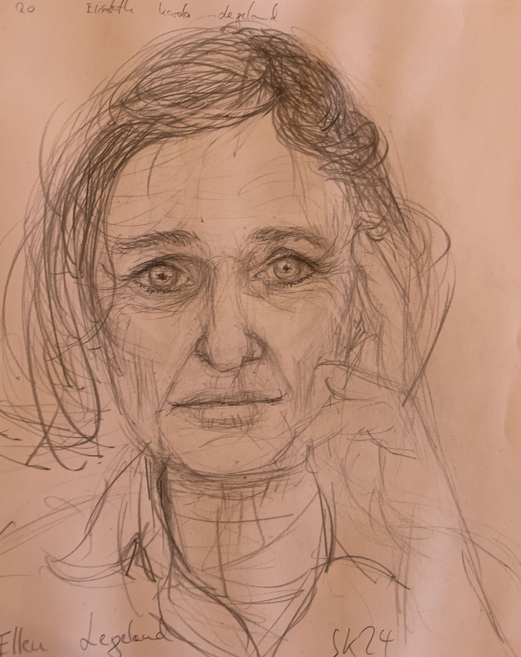 Ellen Legeland, Bleistift auf Papier, 2024