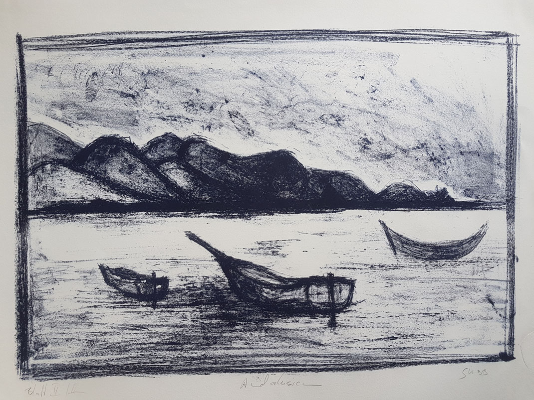 Andalusien, Lithographie, 2000