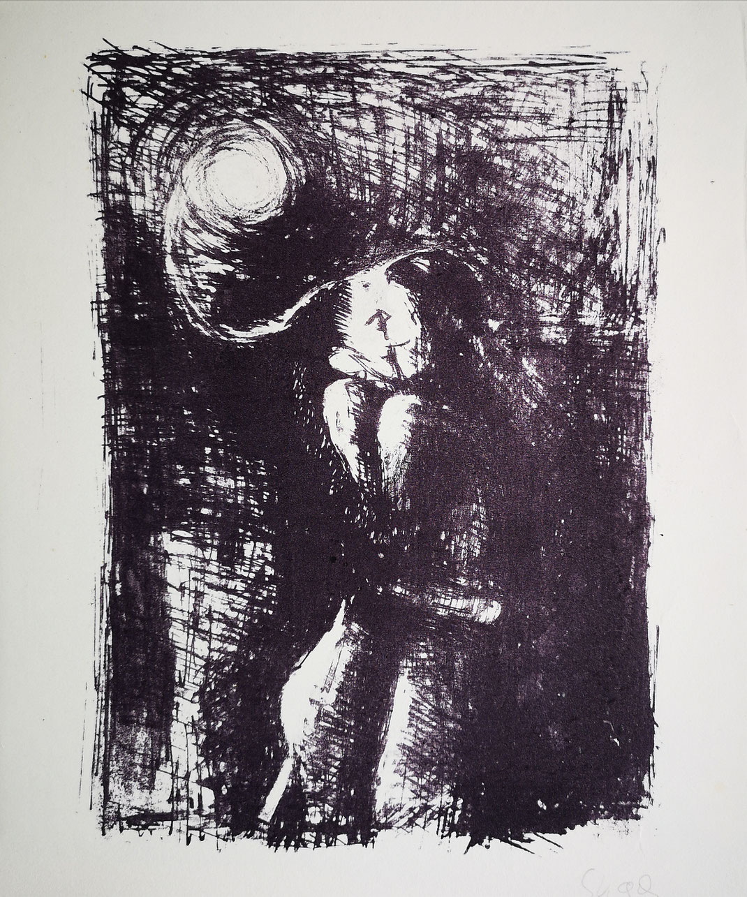 Der Kuss, Lithographie 1999