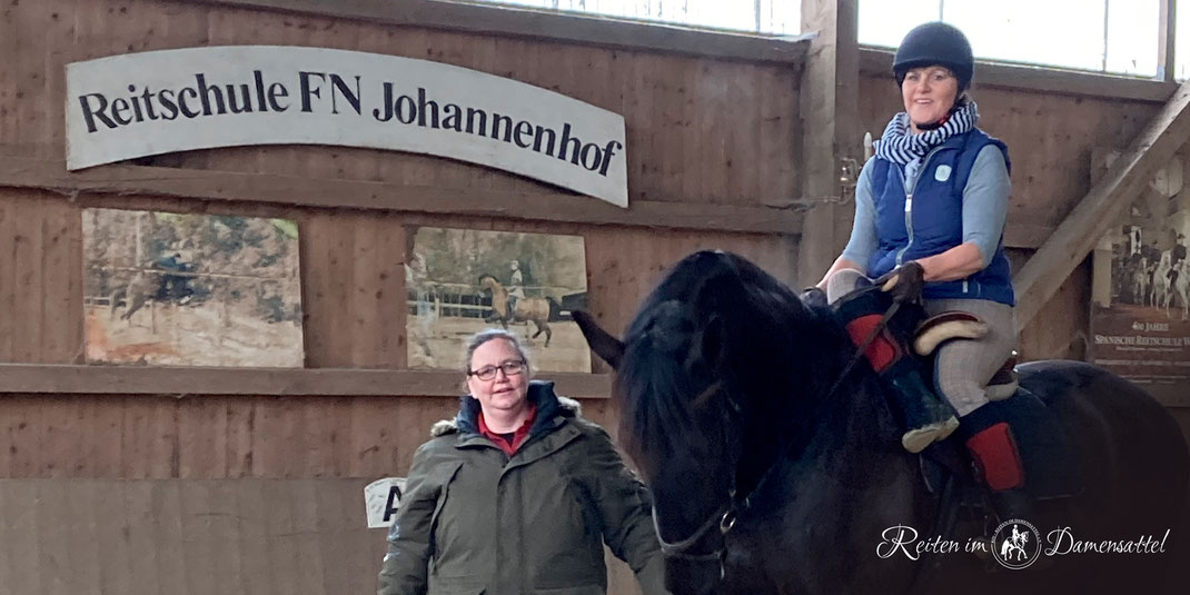 RID Lehrgang Reiten im Damensattel, Lehrgang Heist, Emma Harford