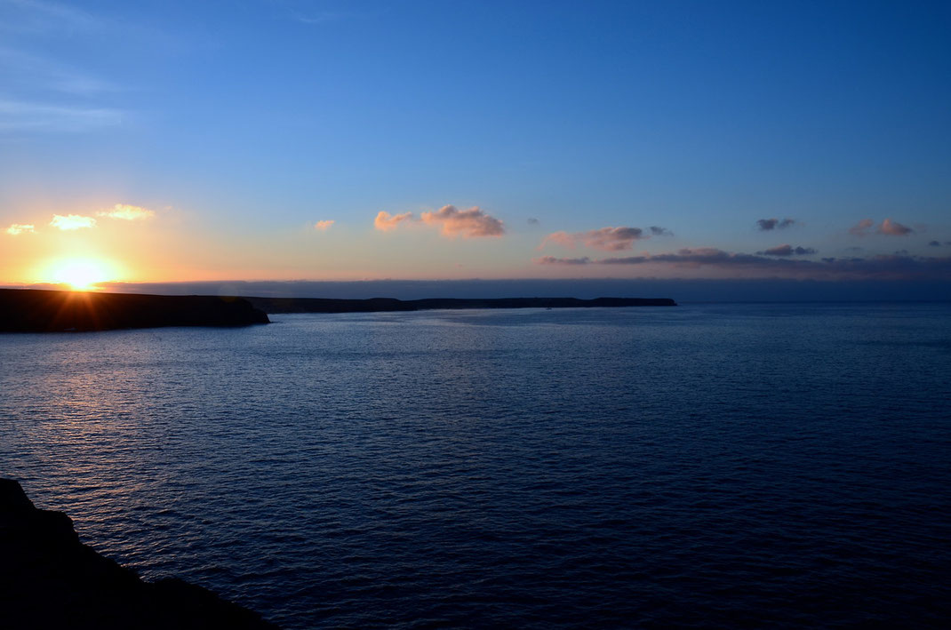 8.10. - Sonnenaufgang über den Buchten der Playas de Papagayo
