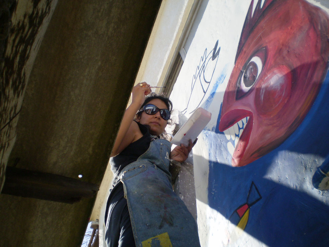 Mural Painting: "Cabo Polonio te inspira..."; 2007