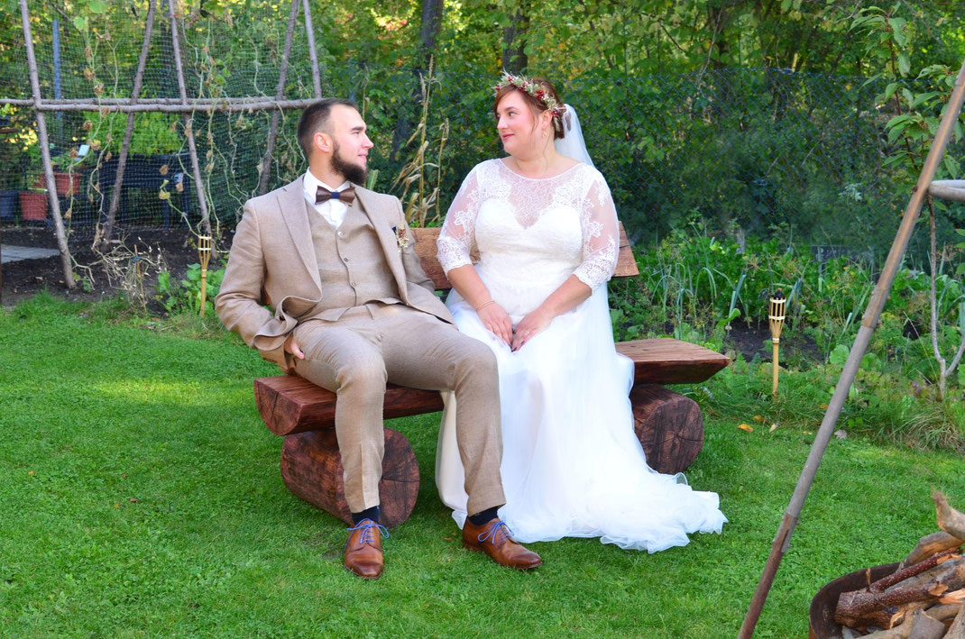 DIY-Hochzeit im eigenen Garten