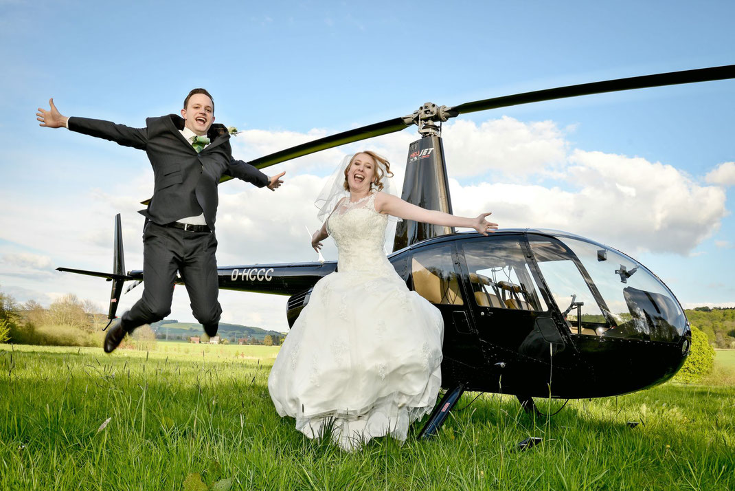 Helikopterflug Hochzeit