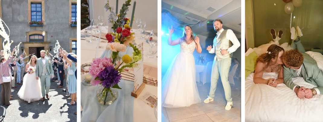 Standesamt Werther, Feiern im Bands Busch Bielefeld und Partybegleitung - Hochzeitsfotograf Bielefeld