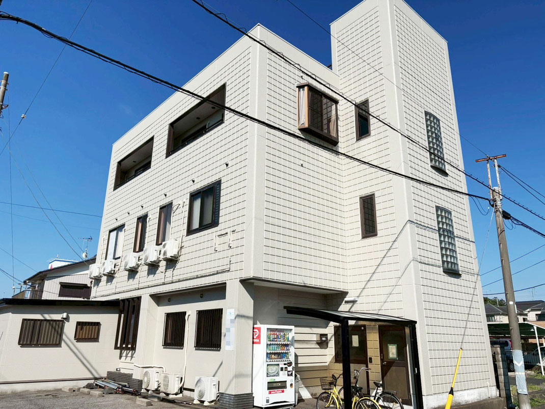 【アフター写真】越谷市の塗装会社が施工した会社社員寮の外観(千葉県野田市)