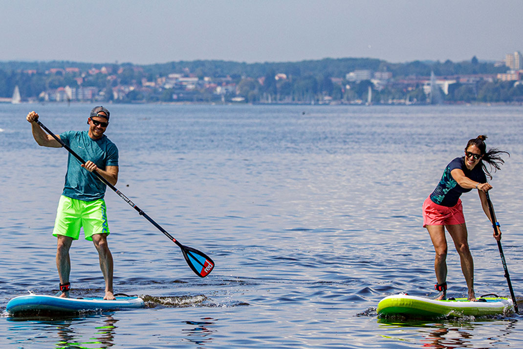 Stand Up Paddle Board Einsteiger Kurs mit Baumhauer Verleih und Abenteuer