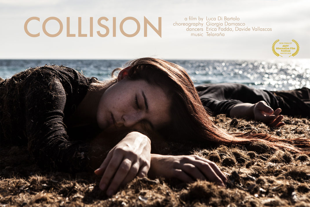 Collision a short film by Luca Di Bartolo with Erica Fadda and Davide Vallascas choreographer Giorgia Damasco screendance videodanza video danza  dancer covid-19 dance dancer ballet cinema filmfestival festival