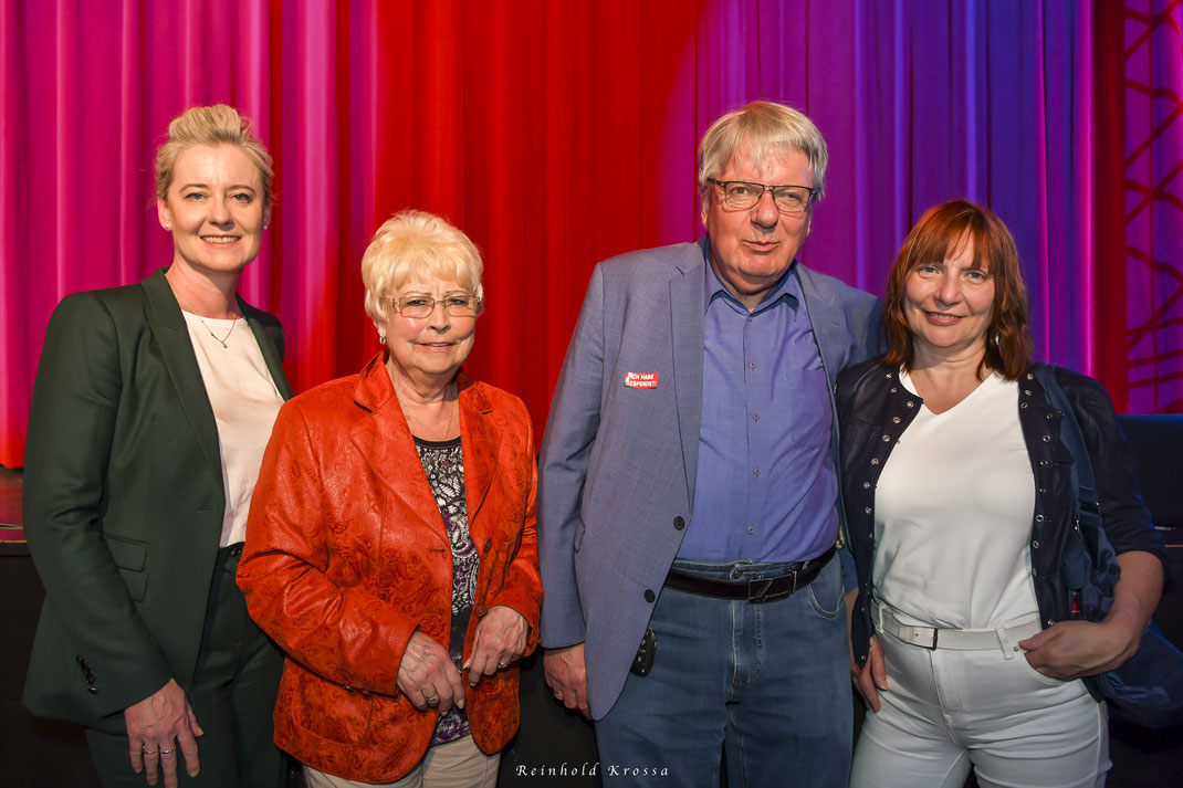 Diesmal zu Gast Andrea Henze, Marion Thielert, Wilfried Heidl und Ute Libuda