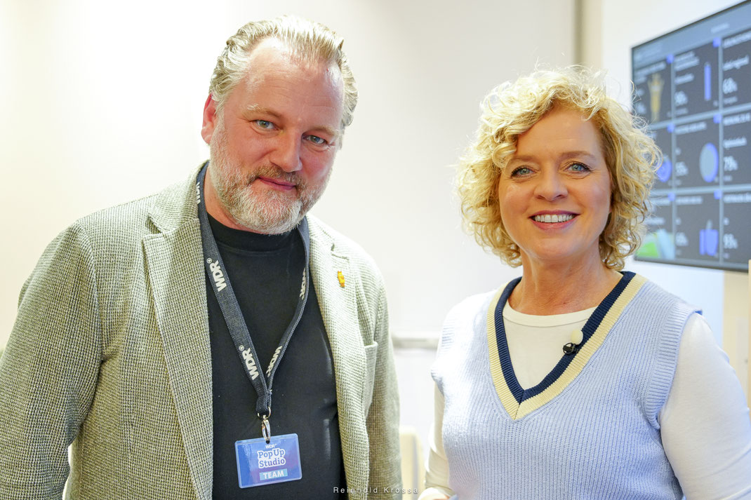 Die WDR Moderatoren Lisa Ortgies & Jörg Steinkamp