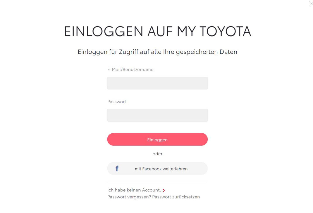 My Toyota Portal Auto Hess Ag Buchrain
