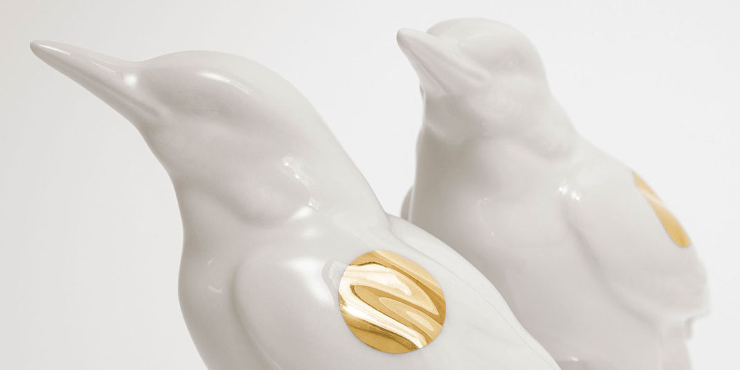 Eisvogel Porzellan Figur Plastik Berlin Manufaktur