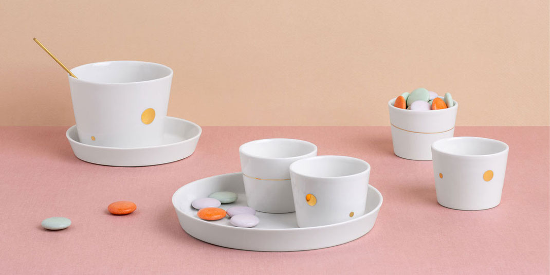 Becher, Espresso, Kaffee, Berlin, Porzellan, feinesweisses, Geschirr
