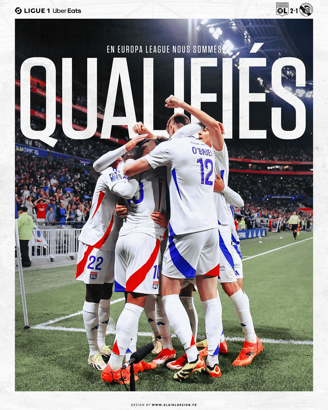 Qualification Olympique Lyonnais Ligue Europa