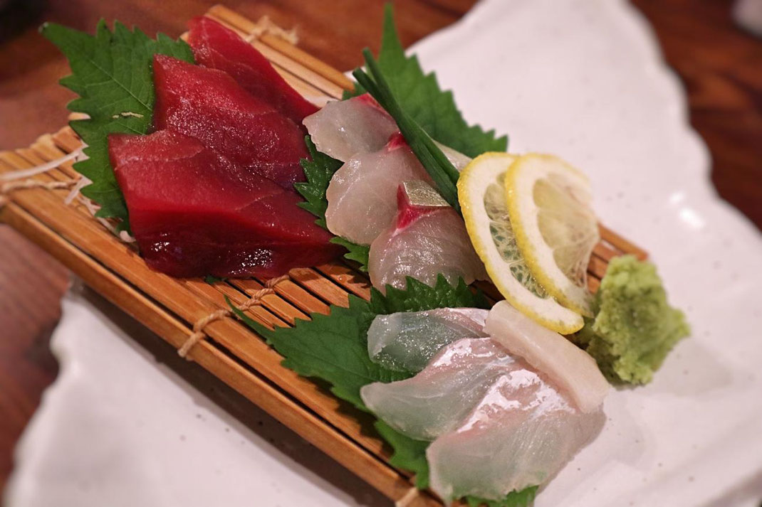 「鮮魚のお刺身3点盛り」(930円)の写真