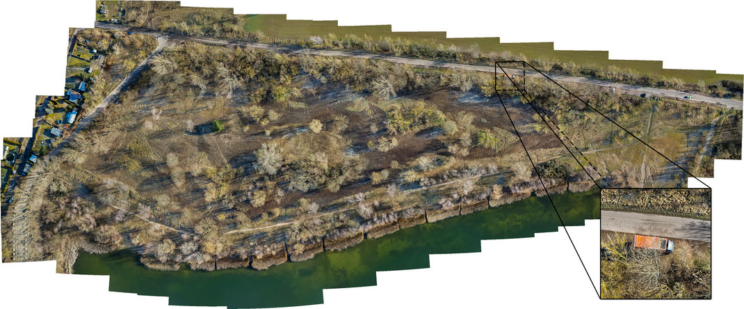aerial stack of 188 pictures - 60 m altitude