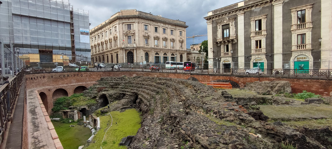 Ruine - Amphitheater in Catania