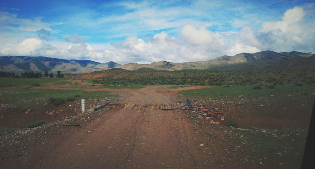 BIGOUSTEPPES MONGOLIE ROUTE PONT STEPPES