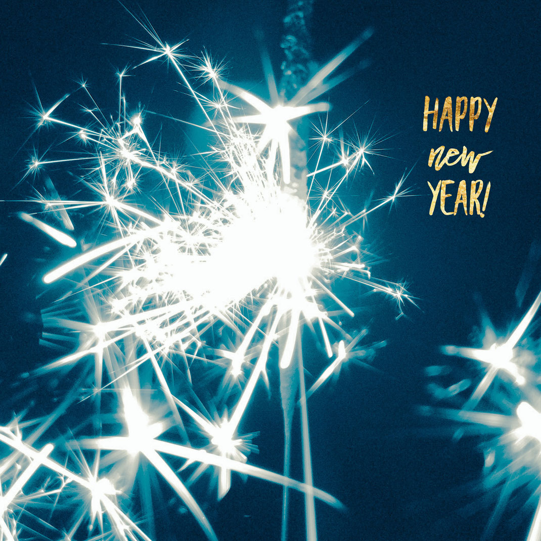 Frohes neues Jahr, Neujahr, Neujahrsgrüße, Feuerwerk, happy new year, NYE, 2019, Silvester, Wunderkerzen, sparklers, festive, new year, new year's day, art, new beginning