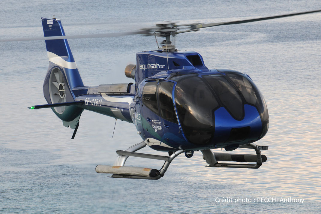 Hélicoptère Ecureuil H130 (anciennement Eurocopter EC130, mono-turbine)