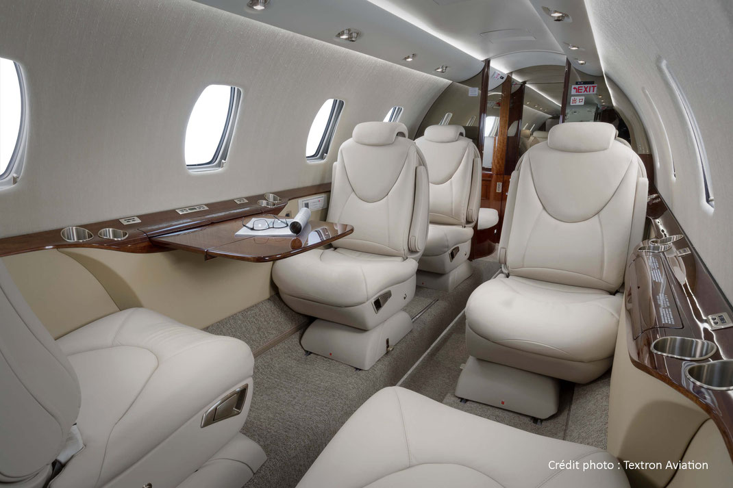 Cabine du Cessna Citation XLS+