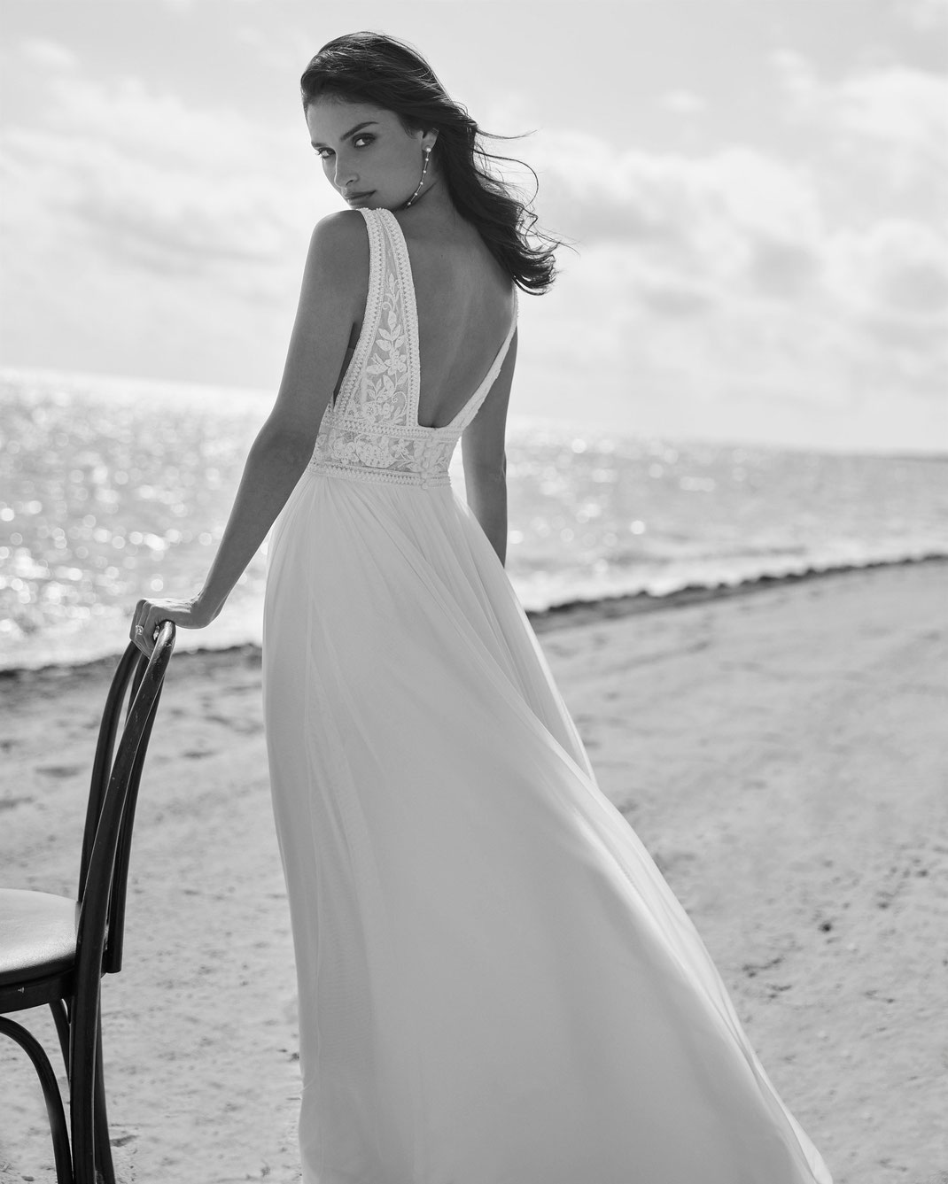 Romantisches A-Linie-Brautkleid Varisa aus der Aire Beach Wedding 2024 Kollektion