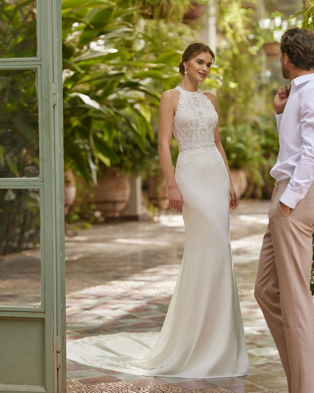 Günstiges sexy Brautkleid Lucia von Alma Novia im Meerjungfrauen-Stil