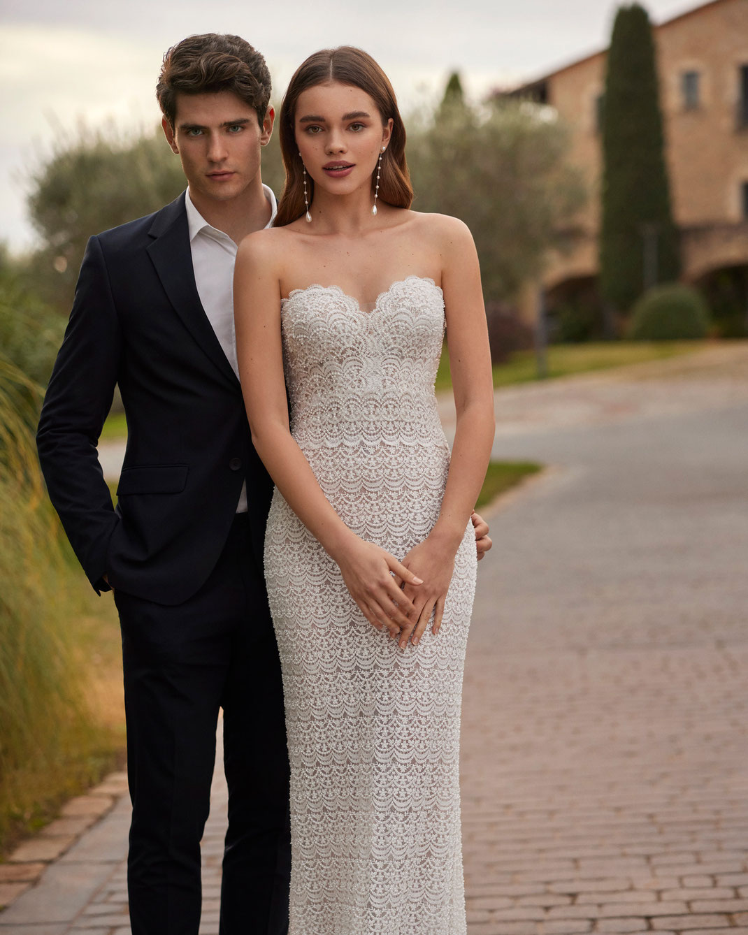 Brautkleid Gail aus der Rosa Clará Boheme 2025 Kollektion