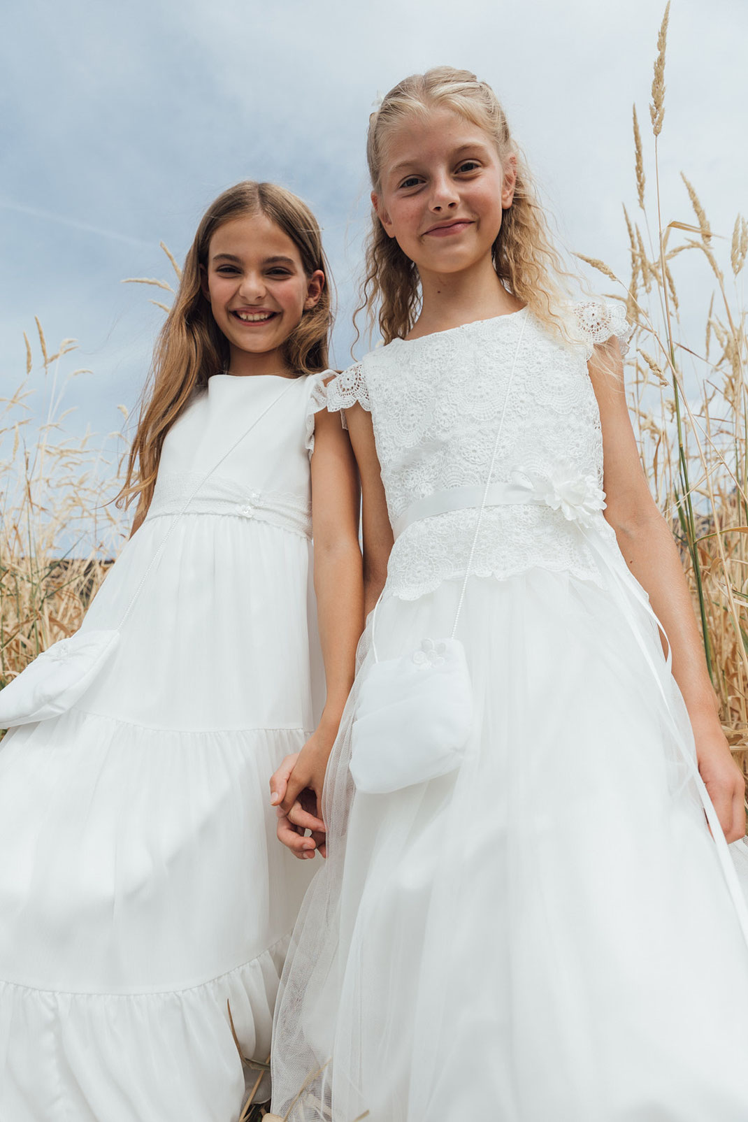 Weise Kommunionskleider für die Mädchen erhältlich bei Brautmoden Tegernsee