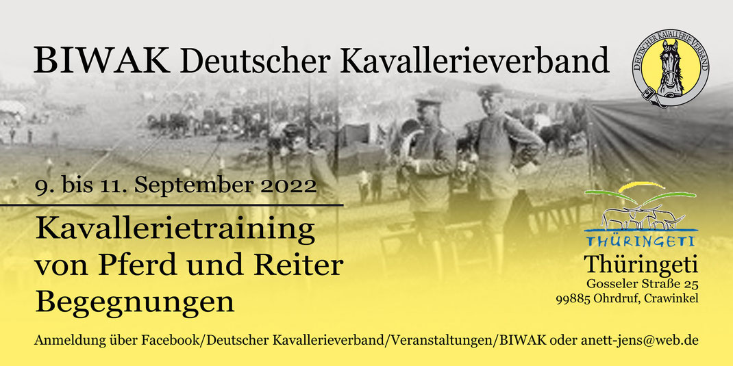 Deutscher Kavallerieverband, DKV, Biwak, Kavallerietraining, Kavalleriereiten, Kavallerie