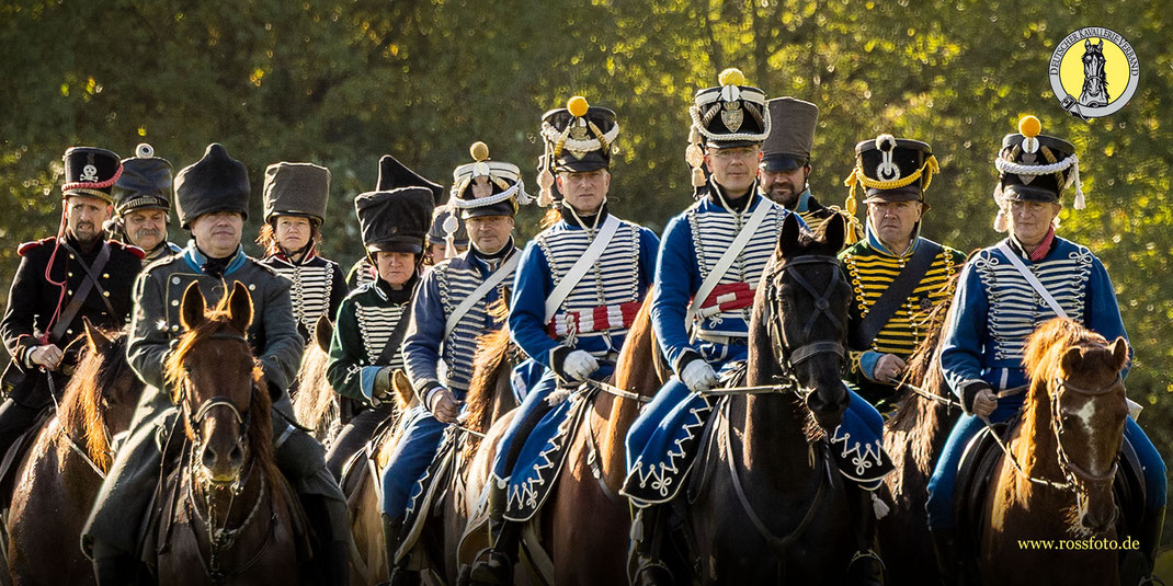 Reenactment Völkerschlacht bei Leipzig 2025, Sächsische Husaren, Elbnationalhusaren