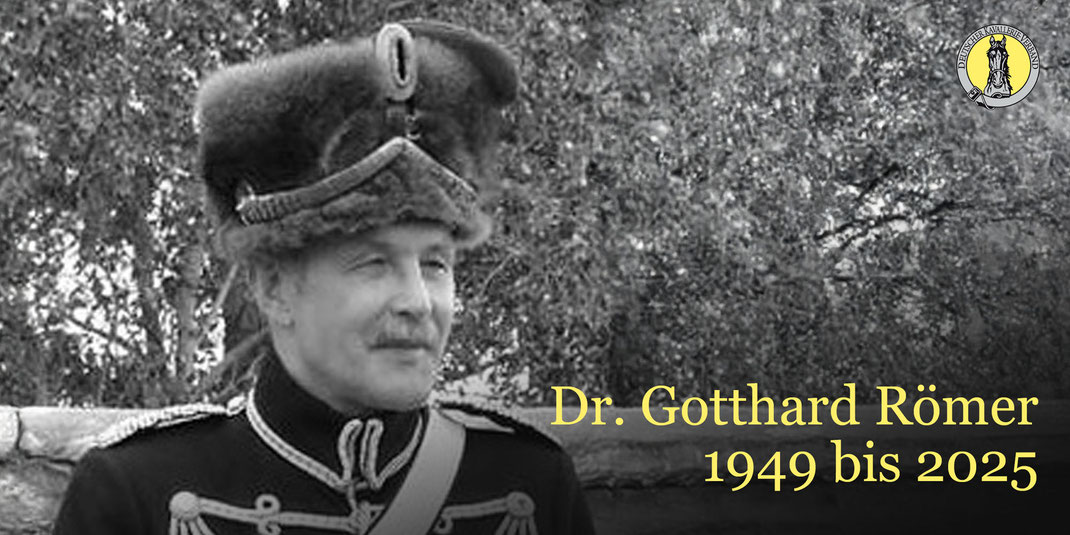 Deutscher Kavallerieverband Nachruf Dr. Gotthard Römer