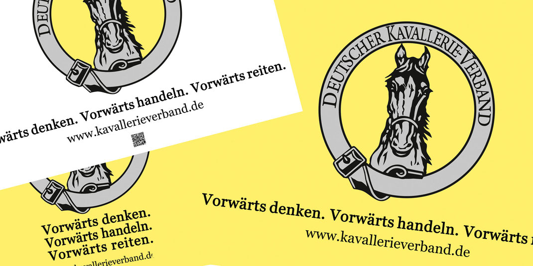 Deutscher Kavallerie Verband DKV, Shop, Aufkleber, Fahnen, Flaggen, Aufkleber Auto, Aufkleber Pferdetransporter, Aufkleber Anhänger