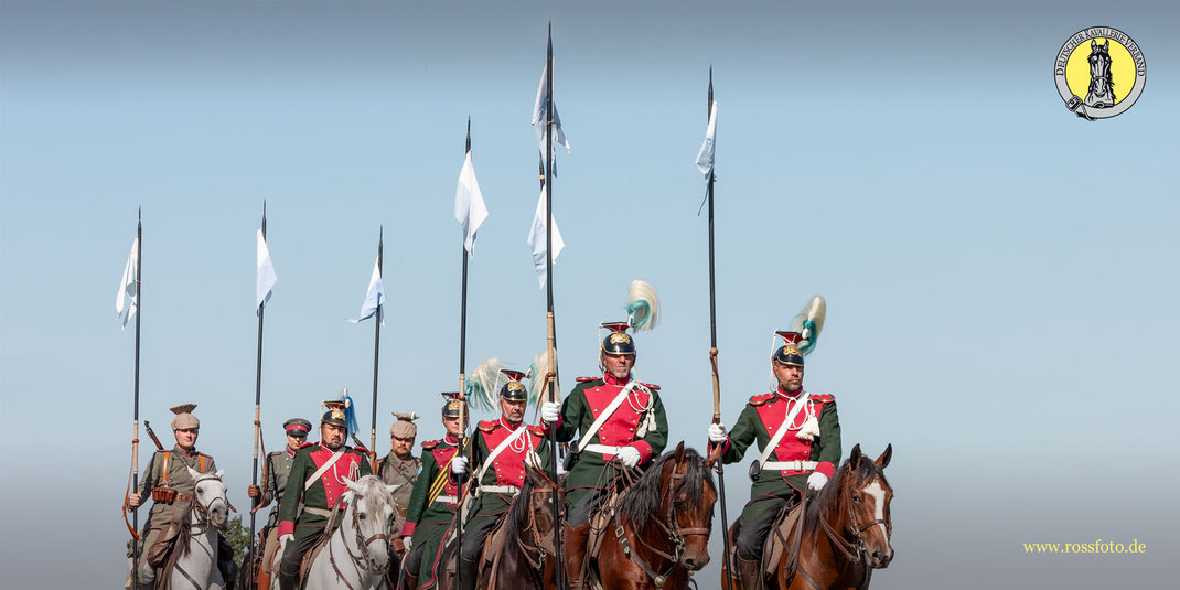 Deutscher Kavallerieverband, Bayerische Ulanen, 1. Königlich bayerisches Ulanenregiment, Rossfoto Dana Krimmling