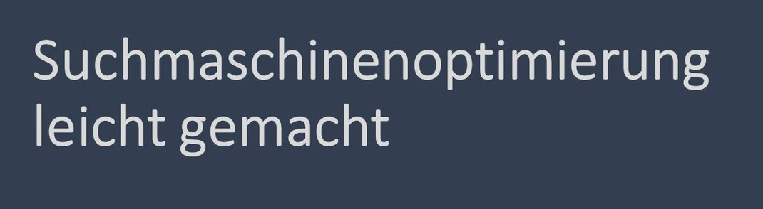 SEO Suchmaschineenoptimierung Tipps