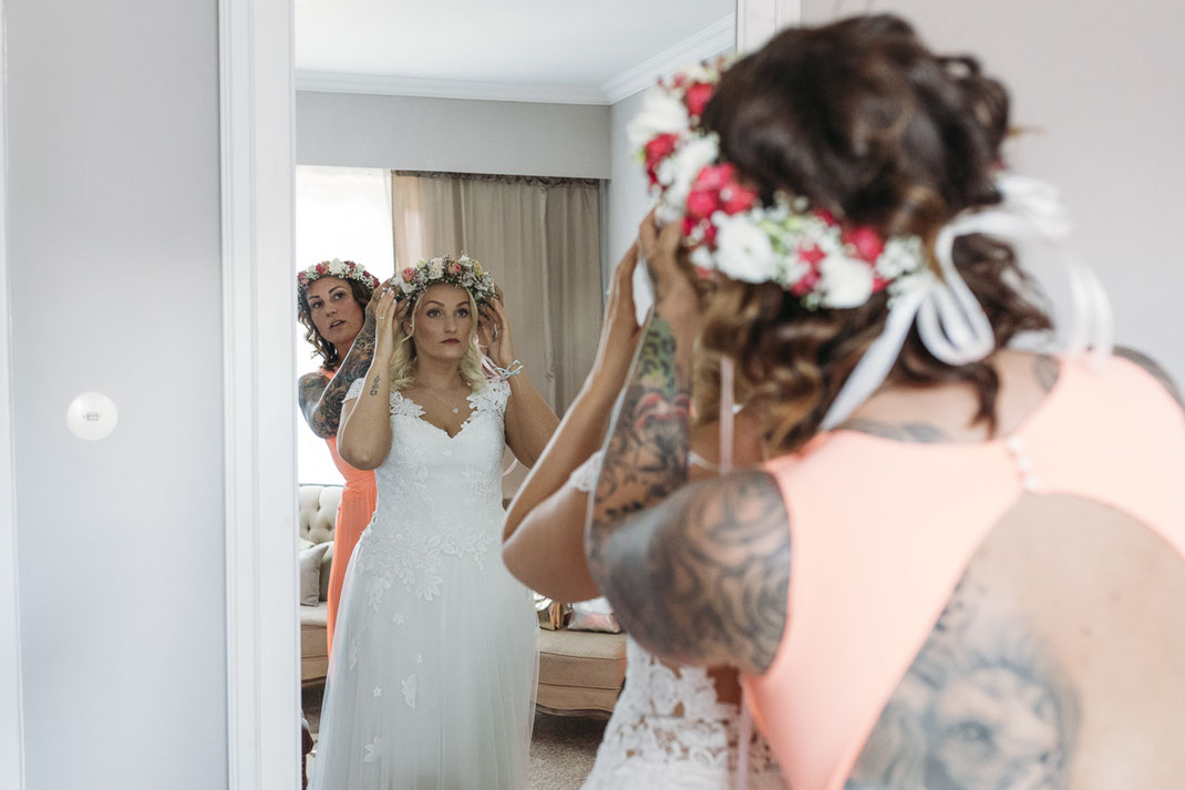 Getting Ready Hochzeitsfotograf Hamburg Anne Hufnagl