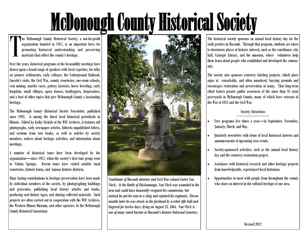 Publications McDonough County Historical Society