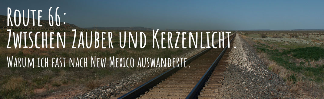 Bahnstrecke in New Mexico, Landschaft