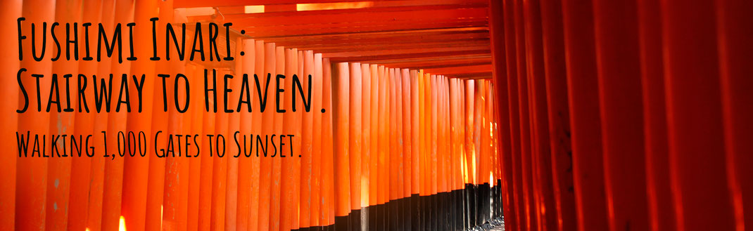 Fushimi Inari, 1,000 red gates in Kyoto, Japan