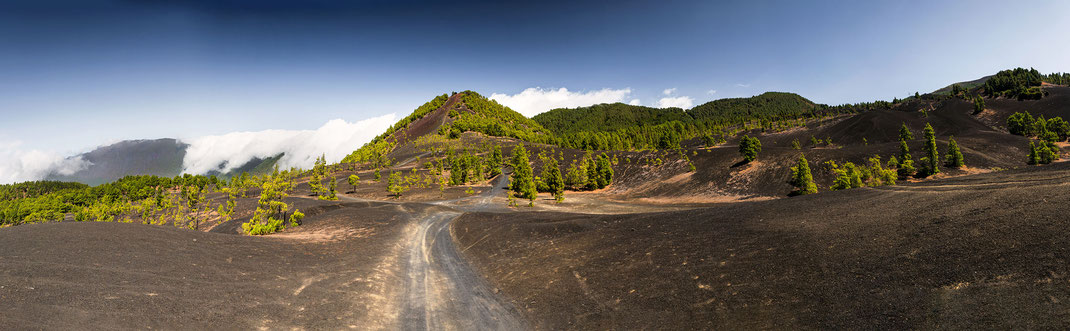 Weg durchs Lava Feld