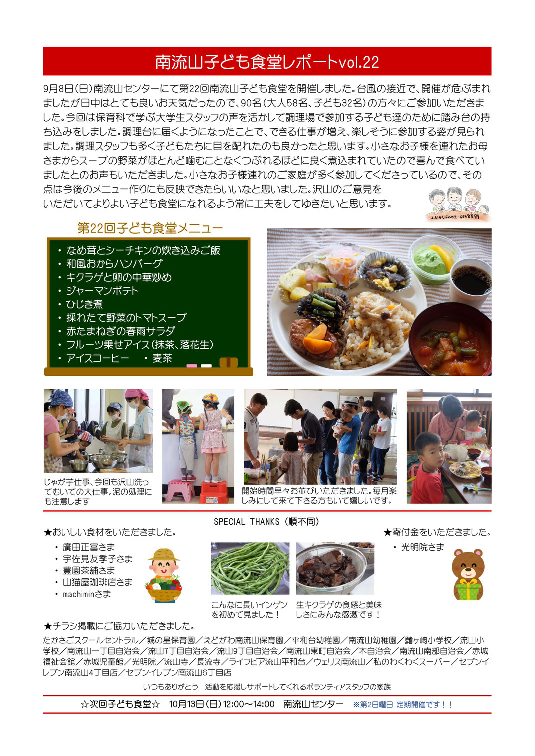 21年7月11日フードパントリー 南流山子ども食堂 みなみながれやま子ども食堂