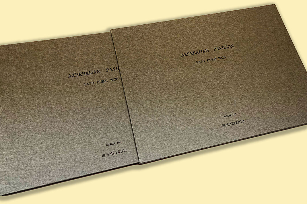 Binding large format presentations for dubai 2020